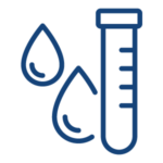 icon of water drop with thumbs up